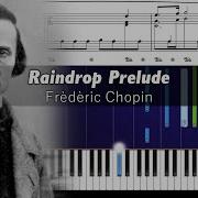 Chopin Raindrop Prelude Piano Tutorial With Sheet Music