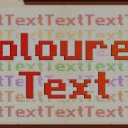 Get Coloured Text In Minecraft Color Codes