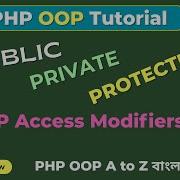 PHP OOP Access Modifiers Explained Public Private Protected PHP OOP Tutorial SoftAll