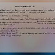 Basic Of Google Bouncer Android AndroidManifest Xml File