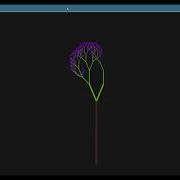 Recursive Fractal Tree In Python Tkinter