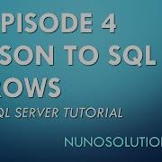 SQL Server JSON To SQL Rows Episode 4