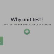 Python Tutorial Why Unit Test
