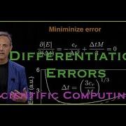 Научные вычисления анализ ошибок численного дифференцирования