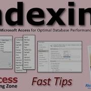 Indexing Fields In Microsoft Access Tables For Optimal Database Performance