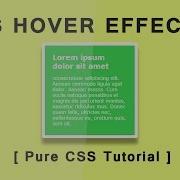 Css Div Hover Effect Tutorial Html5 Css3 Hover Effect Pure CSS Tutorials