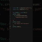 PDF Generation With Node Js Nodejs Pdf Webdevelopment Codingtutorials Backenddeveloper