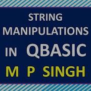 String Manipulations In QBASIC Lesson 72