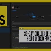 LeetCode JavaScript 30 Day Challenge Day 1 Create A Hello World Function 2667