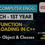 Function Overloading In C Basic Computer Engineering RGPV B Tech 1st Year