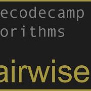 Javascript Freecodecamp Algorithm 30 Pairwise