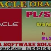 Oracle PLSQL Data Types By Siva