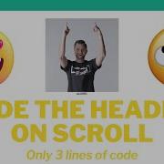 Hide Header On Scroll Easily Spotlight Of The Day Series Hide Sticky Header On Scroll Autohide