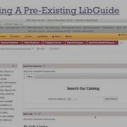 How To Edit A LibGuide