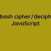 JavaScript Atbash Cipher Decipher