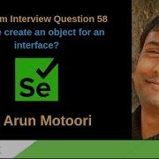 Selenium Interview Question 58 Can We Create An Object For An Interface