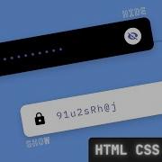 Show And Hide Password Using HTML CSS Only