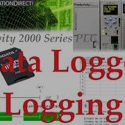 Productivity 2000 PLC Data Logger And Logging