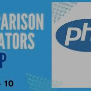 10 Comparison Operators In PHP PHP Tutorial Learn PHP Programming PHP For Beginners