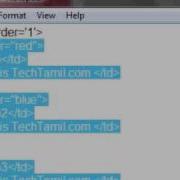 PHP Tutorial In Tamil Part5 Tables Www Techtamil Com
