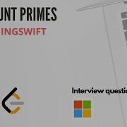Leetcode 204 Count Primes Swift Programming Language