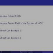 Optimization Example 4 Cylindrical Can Example 2