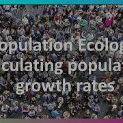 Population Ecology Calculating Population Growth Rate