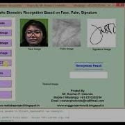 Face Sign Biometric Recognition Using Image Processing Matlab Project With Source Code