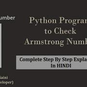 Python Program To Check Armstrong Number Python Programs Tutorial For Beginners