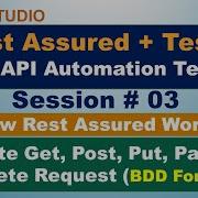 Rest Assured API Testing Session 03 How Rest Assured Works Create HTTP Request