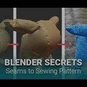Blender Secrets Seams To Sewing Pattern