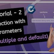 C FUNCTIONS 2025 What Is Function Parameter Argument Multiple Default PROGRAMMING TUTORIAL
