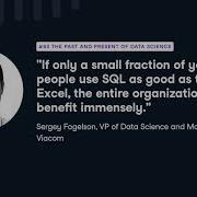 63 The Past And Present Of Data Science With Sergey Fogelson