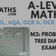 A Level Maths M2 05 Probability Tree Diagram Example
