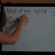 Partial Derivatives Example 10 KristaKingMath