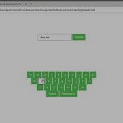 Onscreen Keyboard Built Using HTML CSS And Javascript