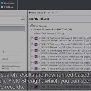 MI Viewer How To Search On Material Property Values