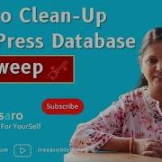 WP Sweep How To Clean Up WordPress Database Using WP Sweep Free Plug In
