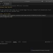 Copy Image And Paste It Directly In A Markdown File VS Code Extension Demo