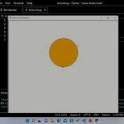 CIRCLE Animation With The Help Of Python
