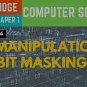 Манипуляции с битами и маскирование битов курс информатики A Level 9618 курс 1