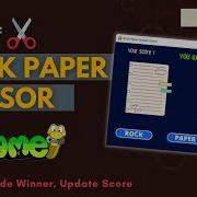 Rock Paper Scissor Game With Python Deciding The Winner GUI Project Part 3 Crazy Coders