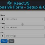 ReactJS Responsive Form 1 Creating Responsive Bootstrap Form In ReactJS