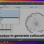 Generate Concordance And Collocation Graph In Lancsbox