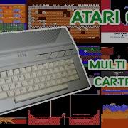 Atari 65XE Gameplay 9 Games From A 50 In 1 Multicart Real Hardware