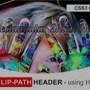 CSS3 Clip Path Tutorial Non Rectangular Header Curved Background Using HTML CSS Uiuxpro