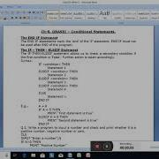 Class 7 Computer Studies Ch 8 QBasic Conditional Statements IF THEN ELSEIF Statement