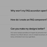 Creating A Simple FAQ Accordion Component In Webflow