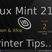 Linux Mint 21 2 Cinnamon Xfce Printer Tips
