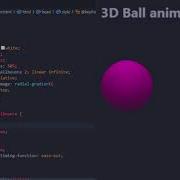 How To Create 3D Bouncing Ball Animation Using HTML CSS JavaScript Htmlfullcourse Htmldesign Js